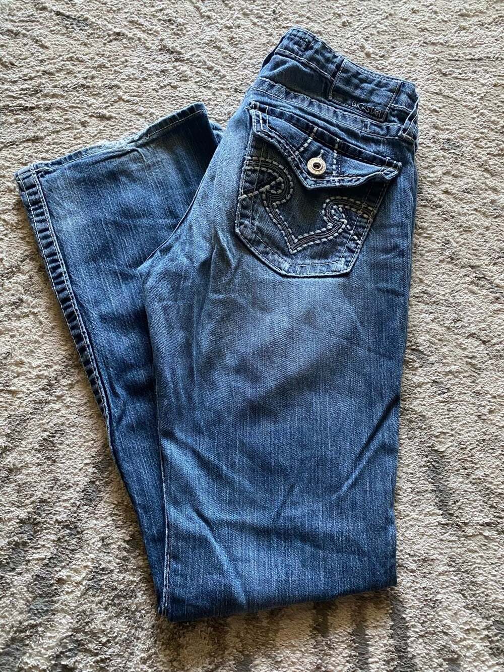 Big Star Remy Low Rise Bootcut Jeans Size 29L - Picture 8 of 9